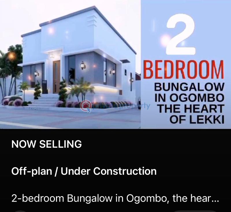 2 bedroom Semi detached Bungalow For Sale Ogombo Ajah Lagos - 1