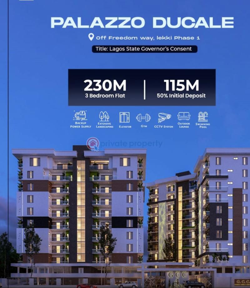 2 bedroom Block Of Flats For Sale Off Freedom Way Palazzo Lekki Phase 1 Lagos