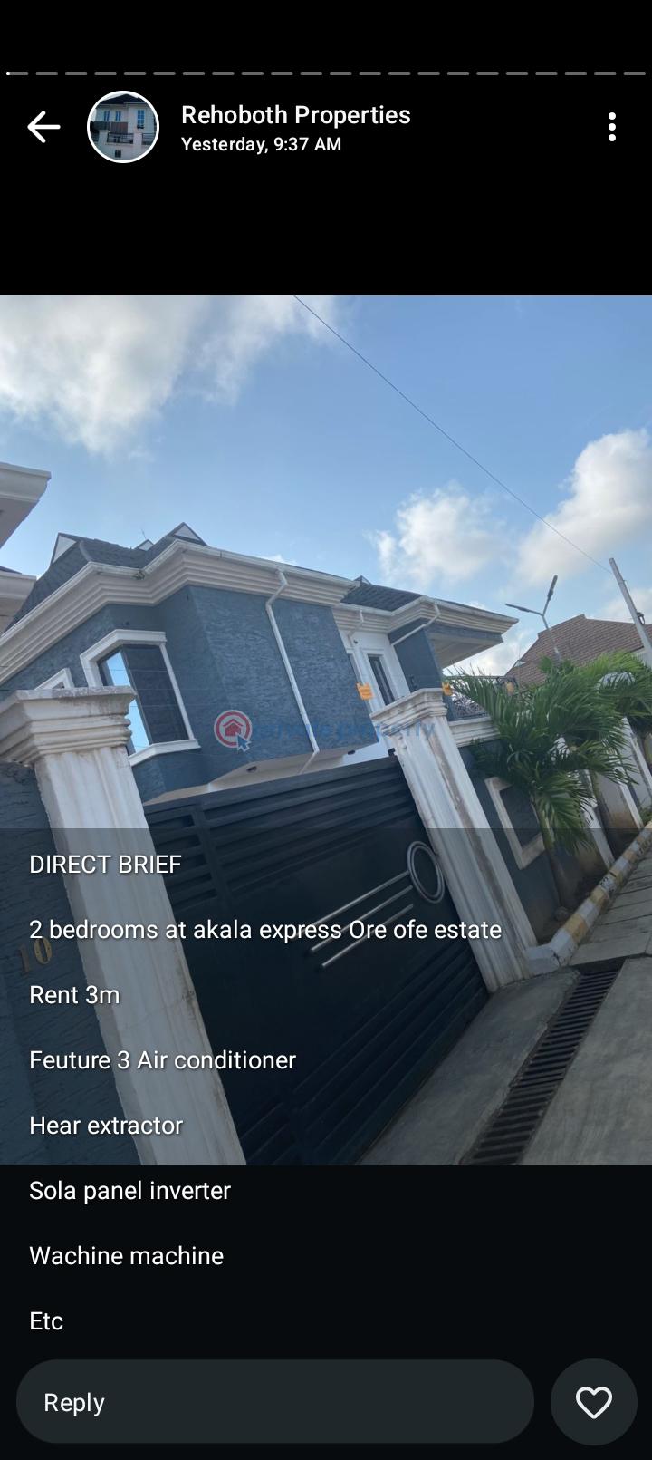 2 bedroom Block Of Flats For Rent Oore Estate, Around Heritage Estate, Akala Express, Oluyole Extension, Ibadan Akala Express Ibadan Oyo - 9