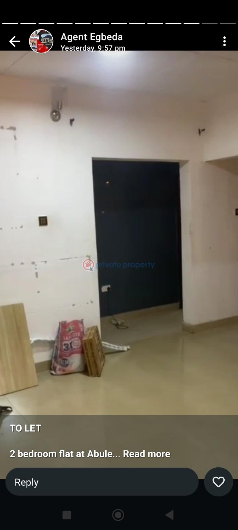 2 bedroom Block Of Flats For Rent Abuke Odu Egbeda Egbe/Idimu Lagos - 1