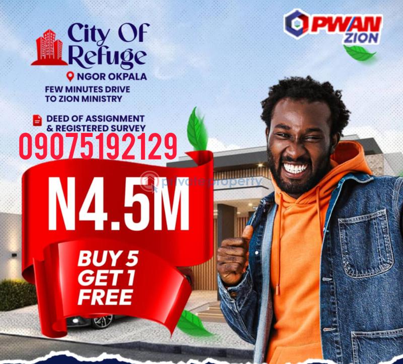 Land For Sale 2 Minutes Drive To Zion Ministry Permanent Site Ngor Okpala Ngor-Okpala Imo