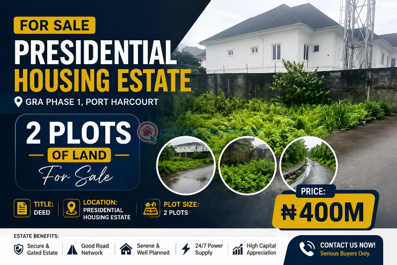 Residential Land For Sale Presidential Housing Estate, Gra, Port Harcourt New GRA Port Harcourt Rivers - 0