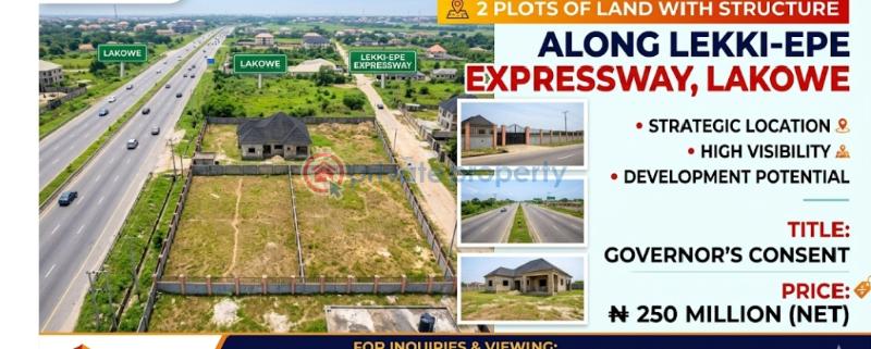 Mixed use Land For Sale Along Lekki Expressway Lakowe Ibeju-Lekki Lagos