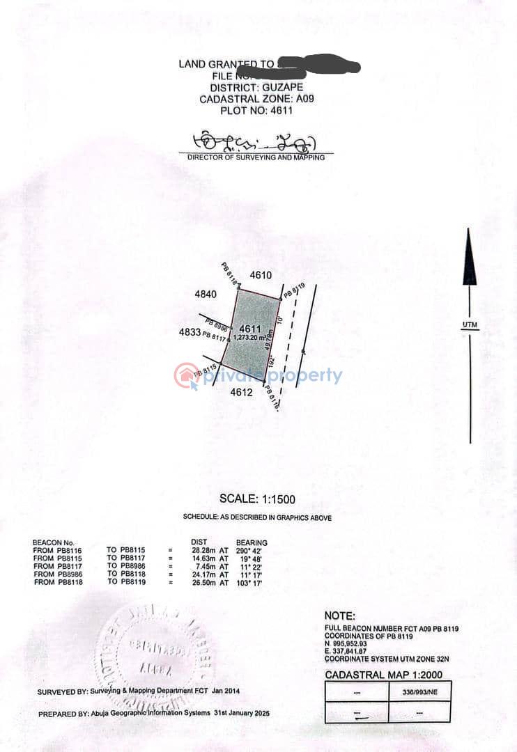 Land For Sale Guzape Abuja Phase 1  - 0
