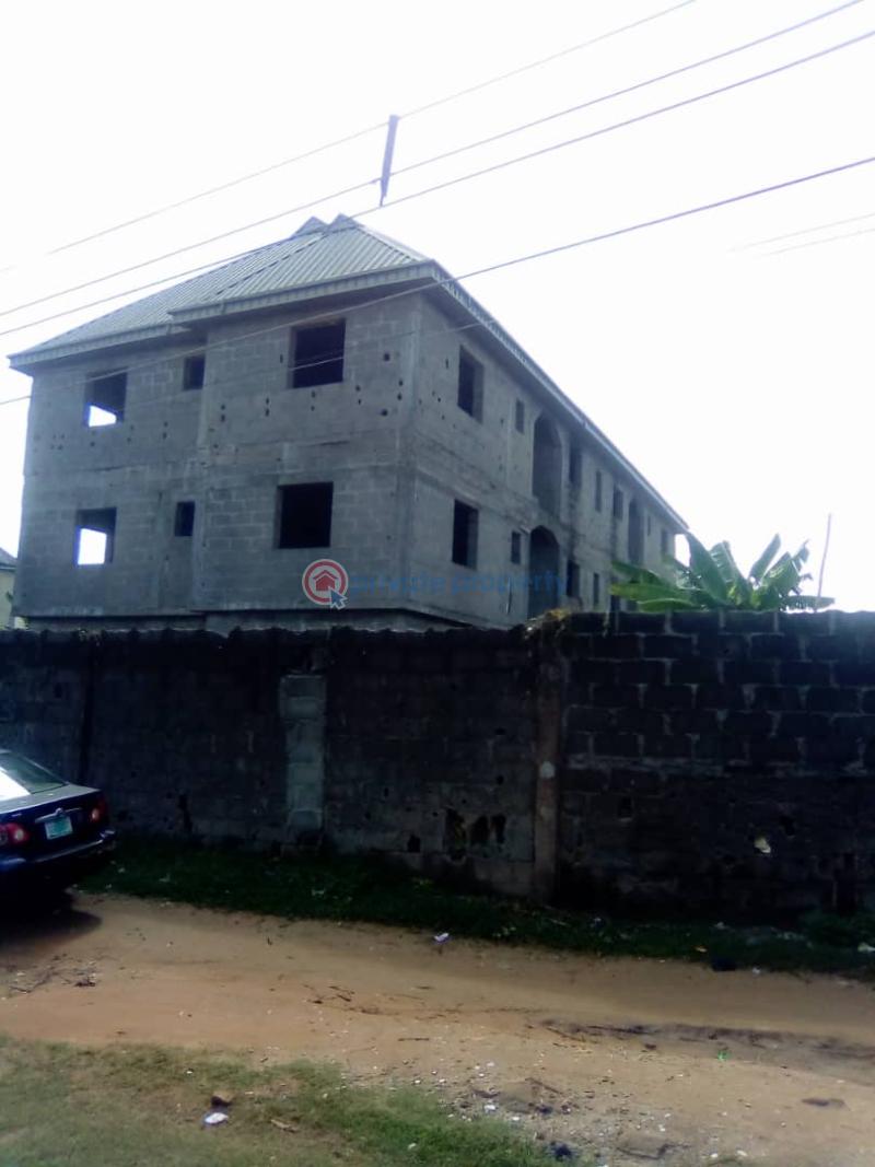 2 uncompleted buildings with 10 nos of 2bedroom flats - 1 10 bedroom Block Of Flats For Sale Igbamoni Estate, Igbede Ojo Lagos - 1