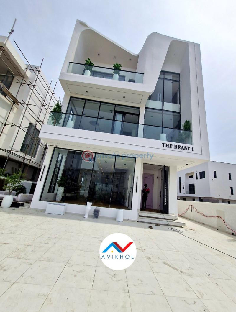 2 units of automated luxury 6 bedroom detached duplexes. - 1 5 bedroom Detached Duplex For Sale Ikate Elegushi Lekki Lagos - 1