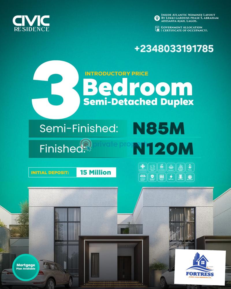 3 bedroom Duplex For Sale Abraham Adesanya Ajah Lagos - 10