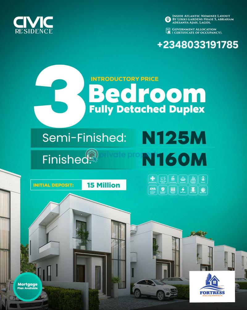 3 bedroom Duplex For Sale Abraham Adesanya Ajah Lagos - 9