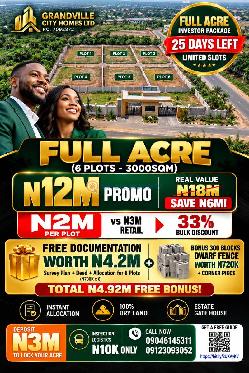 Mixed use Land For Sale Grandville City, Itesiwaju, Ilaro Estate Papalanto Ewekoro Ogun - 1
