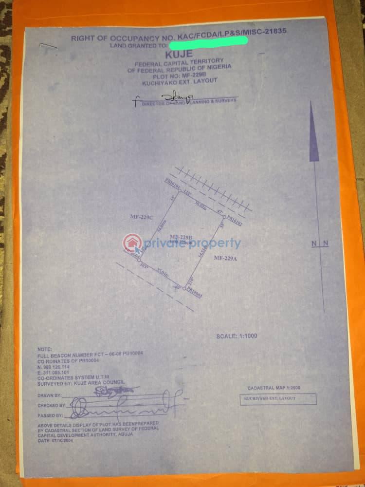 Mixed use Land For Sale Kuchiyako Extension, Kuje Kuje Abuja Phase 4 