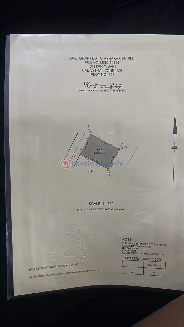 10 bedroom Residential Land For Sale Gilmor Jahi Abuja Phase 2 