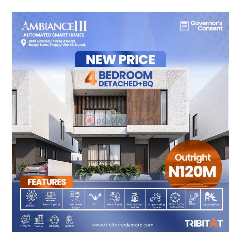 2,3and4bedroom duplexes with smart features, in secured estate with 24hours power supply and clean drinking water with up to 18months payment  in abraham adesanya ajah - 8 2 bedroom Terrace For Sale Ambiance 3 Estate Inside Happy Land Estate, Abraham Adesanya Ajah Lagos - 8