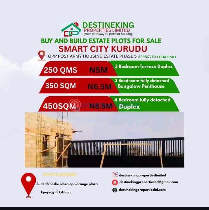 4 bedroom Residential Land For Sale Opposite Post Army Housing Estate Phase 5 Kurudu Abuja Phase 4 