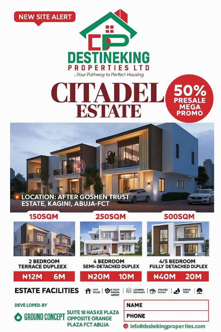 Land For Sale Kagini Close To Goshen Karsana Abuja Phase 3 