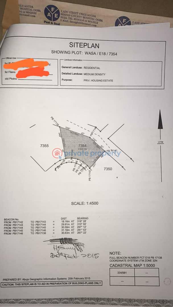 For sale Residential Land Wasa Community Wumba Abuja Phase 3 (PID