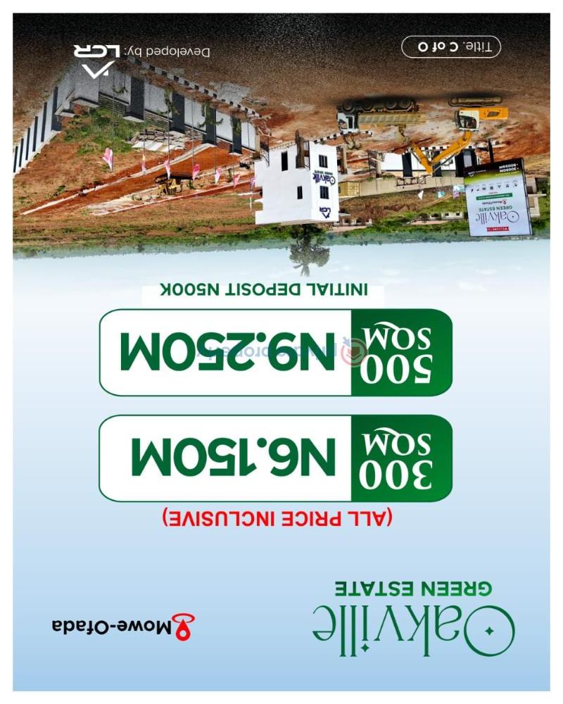 Mixed use Land For Sale Nextle Good Plc. Mowe Ogun area 