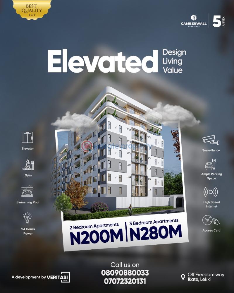 3 bedroom Flat & Apartment For Sale Ikate Elegushi Lekki Lagos - 6
