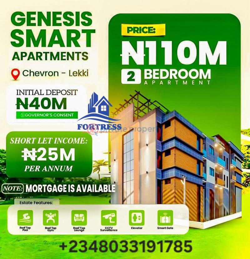 2 bedroom Mini Flat For Sale Chevron Drive Lekki Lagos - 5