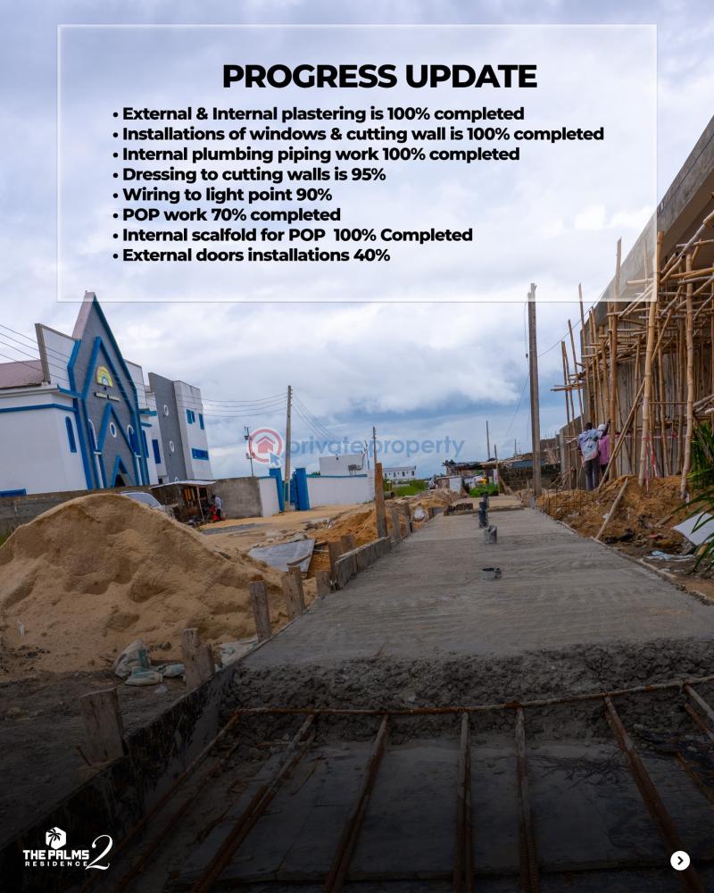 3 bedroom Terraced Duplex For Sale The Palms Residence Phase 2 In Ogombo Very Close To Abraham Adesanya Estate, Lekki Scheme 2, Vgc (victoria Garden City), Lagos Business School (lbs), Reddington School Ogombo Ajah Lagos - 7