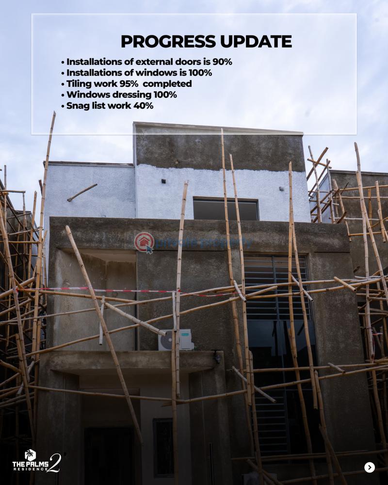 3 bedroom Terraced Duplex For Sale The Palms Residence Phase 2 In Ogombo Very Close To Abraham Adesanya Estate, Lekki Scheme 2, Vgc (victoria Garden City), Lagos Business School (lbs), Reddington School Ogombo Ajah Lagos - 9