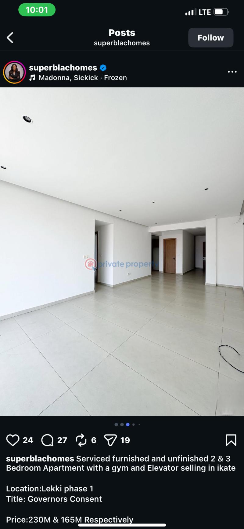 3 bedroom Block Of Flats For Sale Lekki Phase 1 Lagos - 8