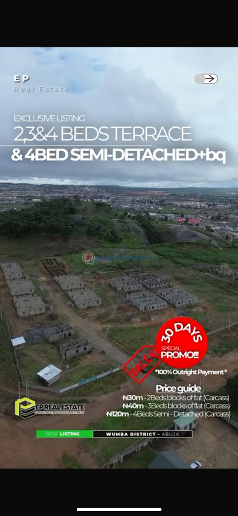3 bedroom apartment - 2 3 bedroom House For Sale Wumba Abuja Phase 3  - 2