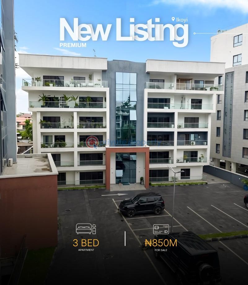 3 bedroom Flat & Apartment For Sale Old Ikoyi Lagos - 0