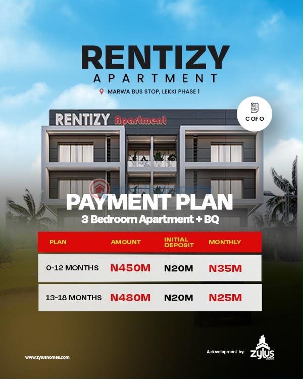3 bedroom Flat & Apartment For Sale Lekki Phase 1 Lagos - 1