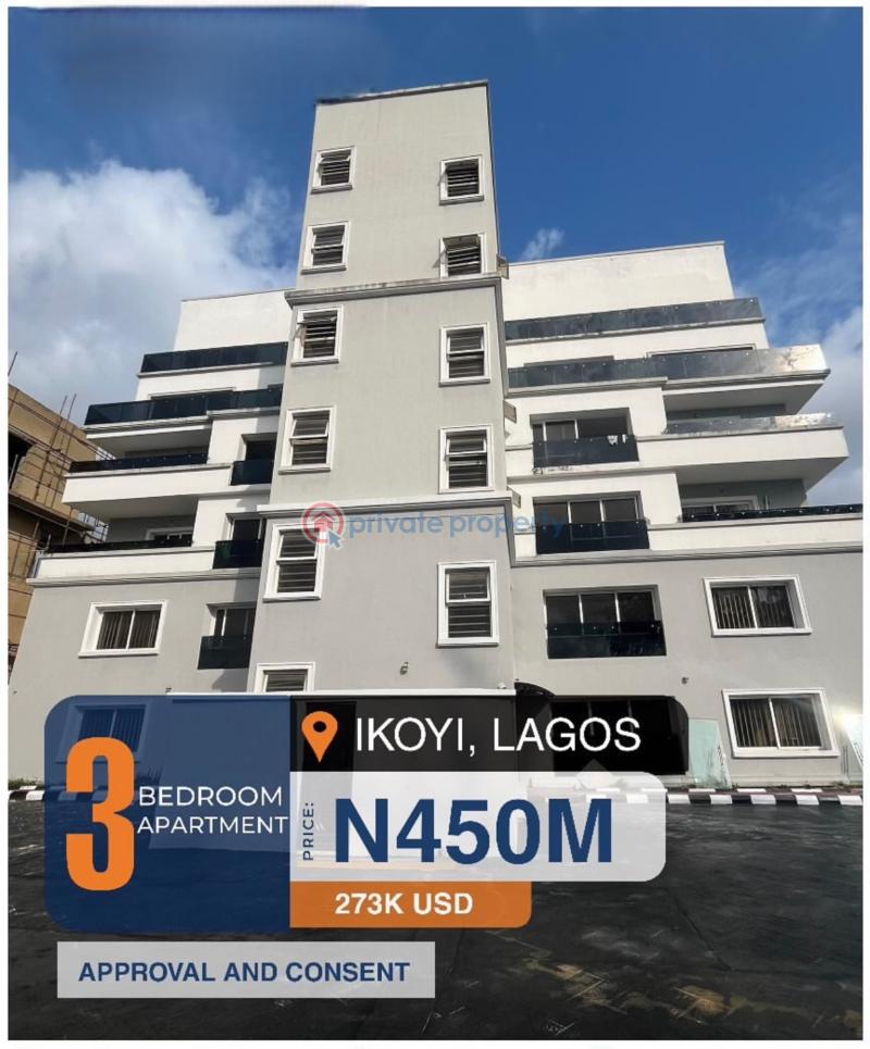3 bedroom Block Of Flats For Sale Ikoyi Lagos - 0