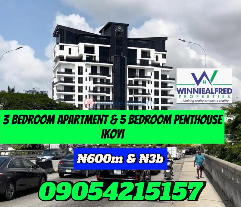3 bedroom Block Of Flats For Sale Ikoyi Lagos - 0