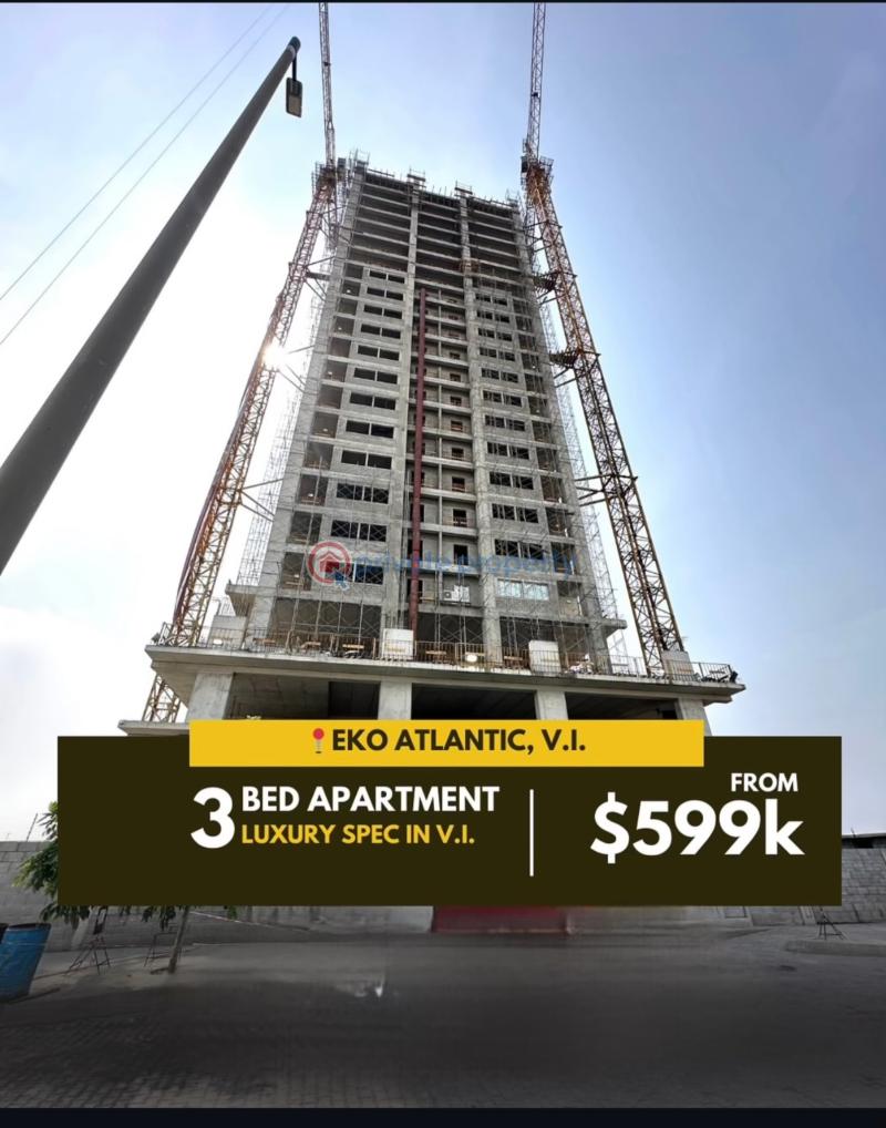 3 bedroom Block Of Flats For Sale Eko Atlantic Victoria Island Lagos - 0