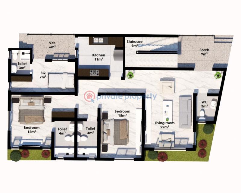 3 bedroom Block Of Flats For Sale Jabi Abuja Phase 2  - 2