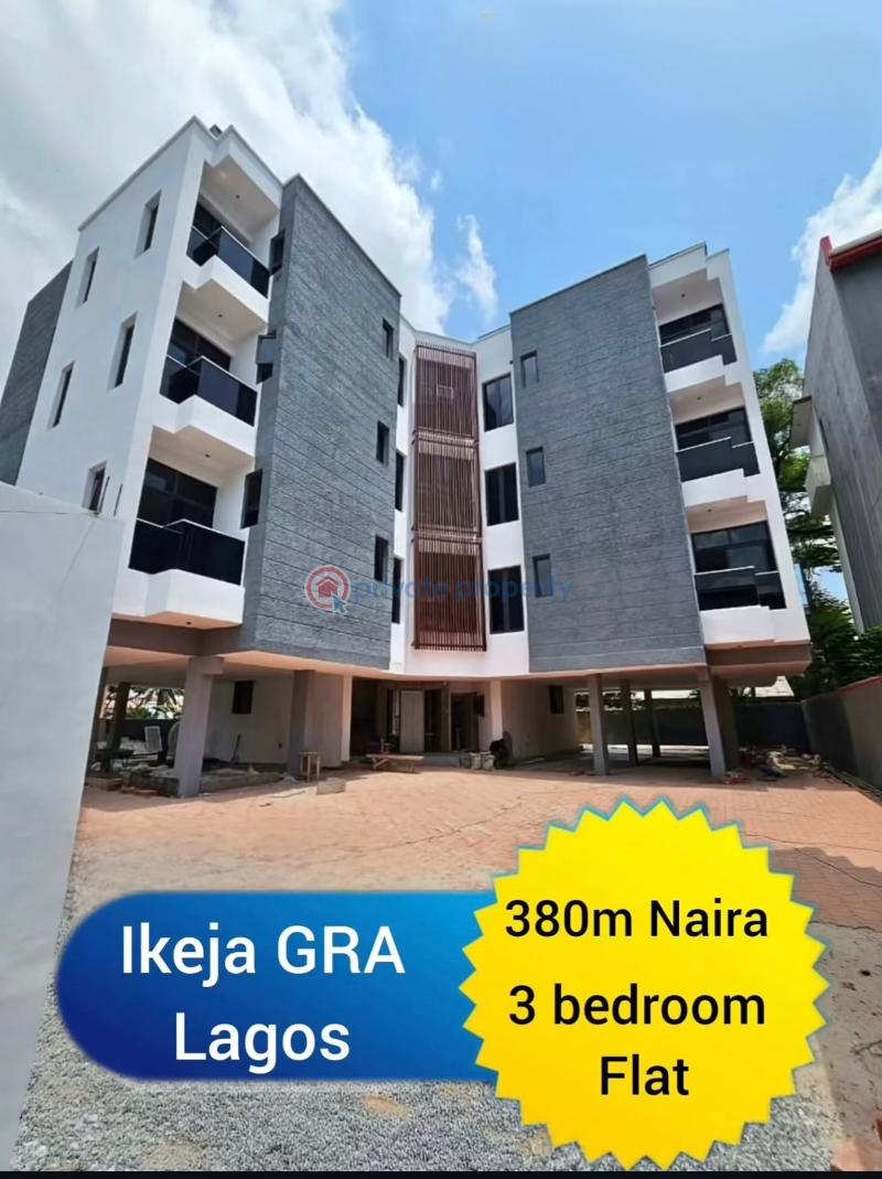 3 bedroom Block Of Flats For Sale Ikeja GRA Lagos - 0