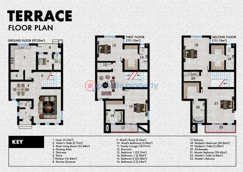 3 bedroom Block Of Flats For Sale Durumi Abuja Phase 2  - 4