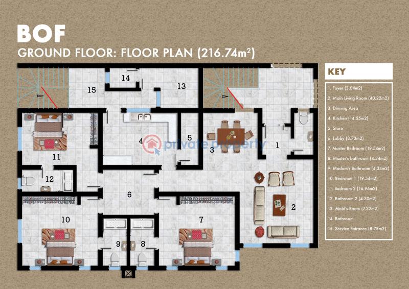 3 bedroom Block Of Flats For Sale Durumi Abuja Phase 2  - 2