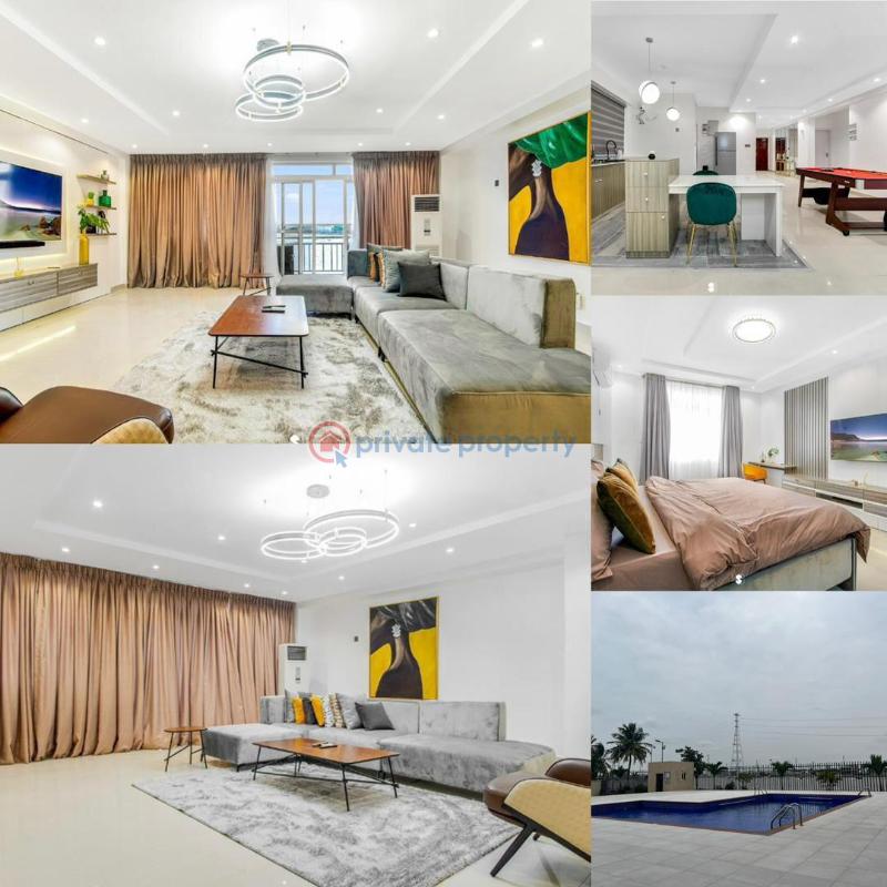 3 bedroom Block Of Flats Short let Off Admiralty Lekki Phase 1 Lagos