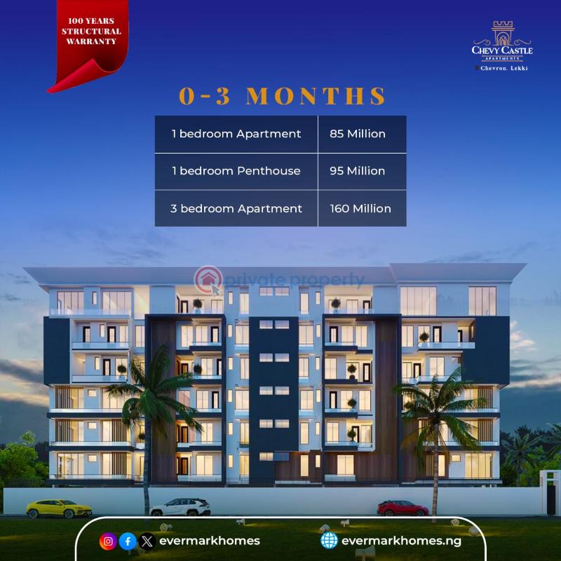 3 bedroom apartments chevron lekki  - chevy castle chevron lekki - 2 3 bedroom Block Of Flats For Sale Chevron Drive Lekki Lagos - 2
