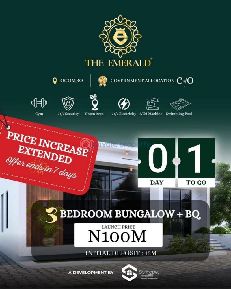 3 bedroom Detached Bungalow For Sale Ogombo / Emerald Estate / Ajah Laos Ogombo Ajah Lagos - 4