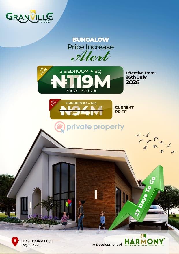 3 bedroom Bungalow For Sale The Ibile Traditional Mortgage Housing: Choose From Premium Homes In Our Prestigious Estates: 📍 Granville Estate: Serenity Meets Sophistication 📍 Lekki Aviation Town: Where Urban Living Meets Neighborhood Charm 📍 The Parliament Estate: Affordable Luxu Ibeju-Lekki Lagos - 1