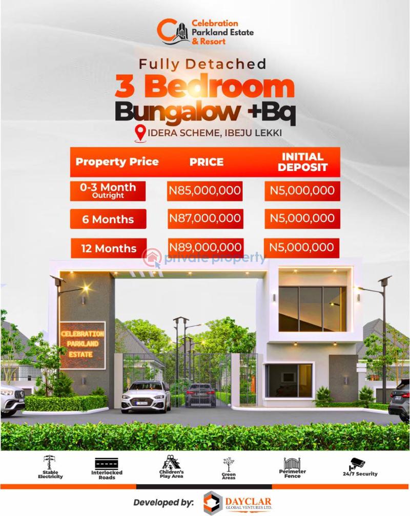 3 bedroom Block Of Flats For Sale Celebration Parkland Estate. Eleko Ibeju-Lekki Lagos - 21
