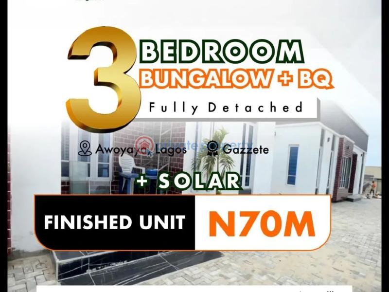 3 bedroom Bungalow For Sale Awoyaya Ajah Lagos - 0