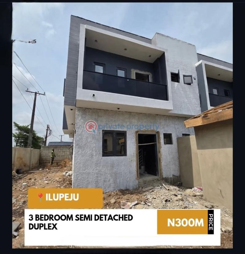 3 bedroom Detached Duplex For Sale Mainland Lagos Ilupeju Lagos - 0
