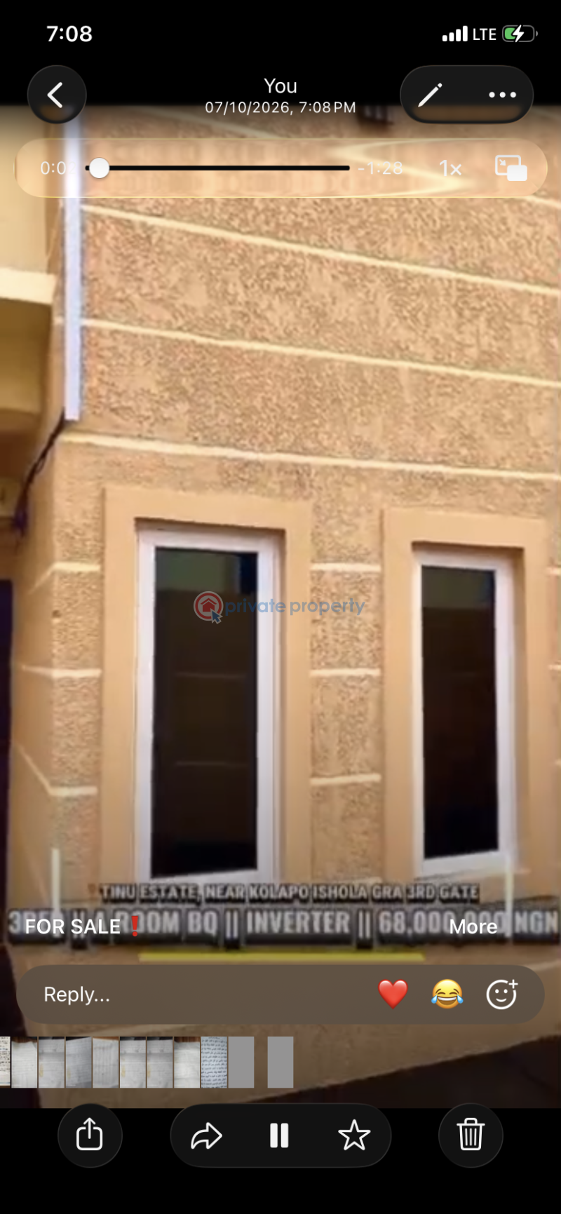 3 bedroom Shared Apartment For Sale Along Monata Iwo Road Ibadan Oyo - 2