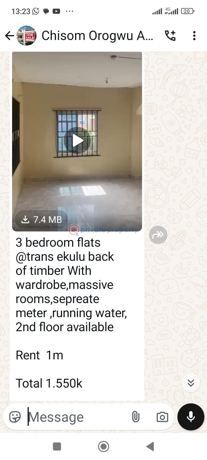 House For Rent Transekulu Enugu Area 