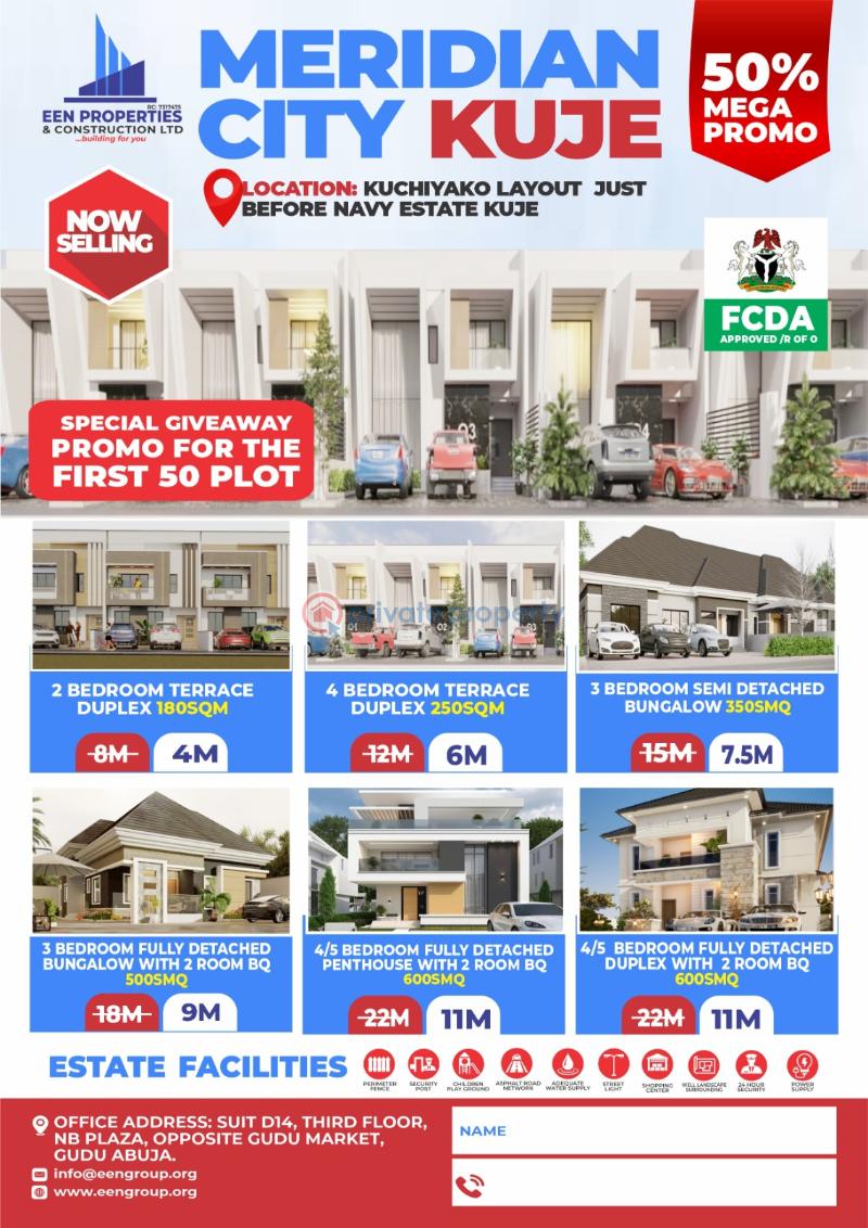 3 bedroom Residential Land For Sale Kuchiyako Layout, Just Before Navy Estate Kuje Abuja Phase 4  - 0