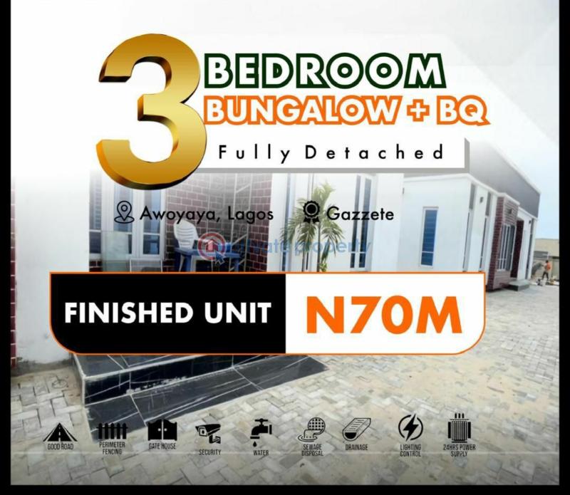 3 bedroom Bungalow For Sale Awoyaya Ajah Lagos - 9