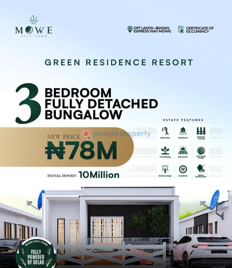 3 bedroom Bungalow For Sale Off Lagos Ibadan Expressway Ibadan Oyo
