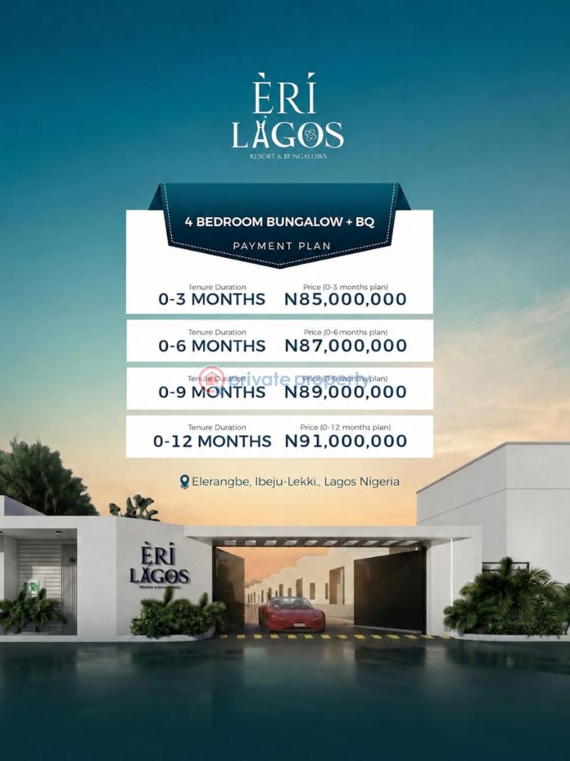 3 bedroom Detached Bungalow For Sale Eleran Igbe Ibeju-Lekki Lagos - 9