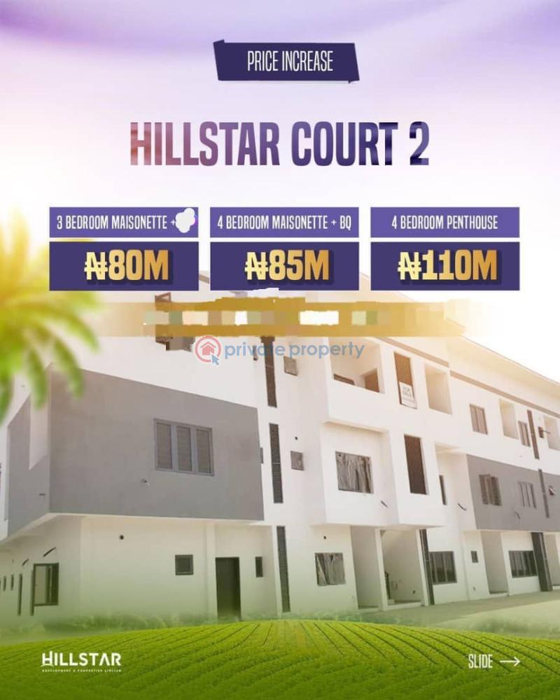 3 bedroom Maisonette For Sale Orchid Road Hill Star Court 2 Lafiaji Lekki Lagos - 2