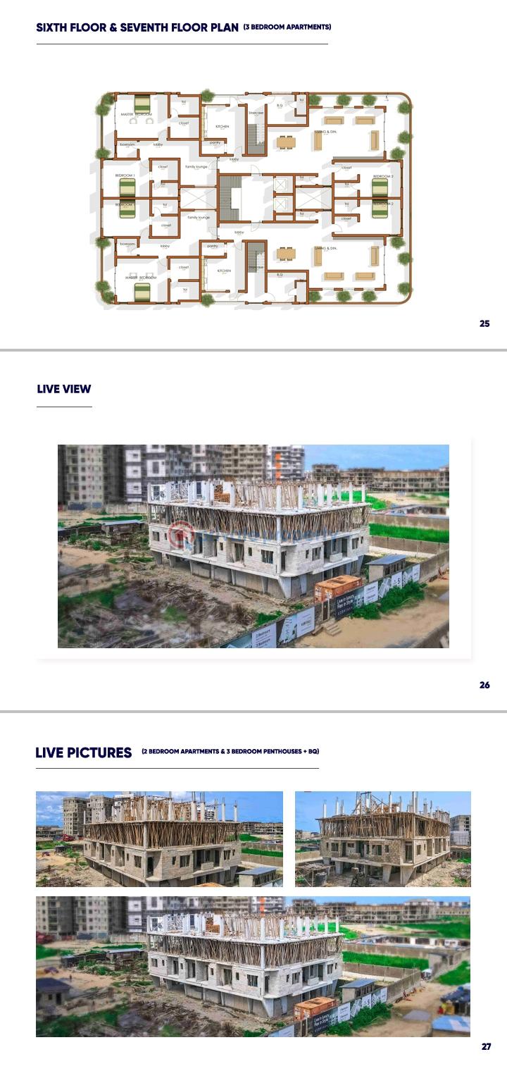 3 bedroom Flat & Apartment For Sale 📍camberwall Advantage Luxury Housing Project 5 Annex Is Situated In The Unique And Serene Area Of Lekki Phase 1, Off Freedom Way, Behind This Present House Off The Lekki Epe Expressway. 5 Minutes To Dome Church ⛪ Lekki Phase 1 Lagos - 0